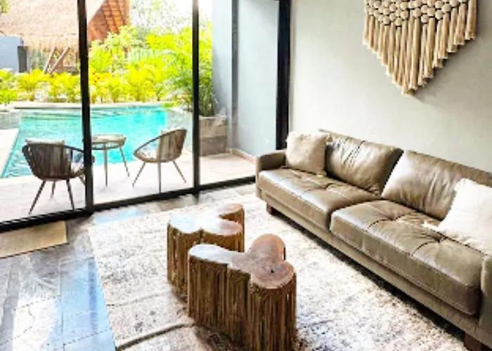 Exclusivo! 2 Dormitorios, 4 Camas, De 1 A 6 Huéspedes Con Terraza Directo A La Alberca Y Otra Alberca Azotea Wifi , Gym , Sauna, Elevador Y Mas!!! Appartement