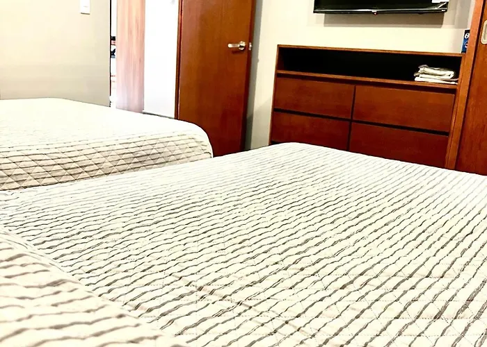 Exclusivo! 2 Dormitorios, 4 Camas, De 1 A 6 Huéspedes Con Terraza Directo A La Alberca Y Otra Alberca Azotea Wifi , Gym , Sauna, Elevador Y Mas!!! Appartement *
