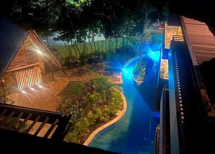 Exclusivo! 2 Dormitorios, 4 Camas, De 1 A 6 Huéspedes Con Terraza Directo A La Alberca Y Otra Alberca Azotea Wifi , Gym , Sauna, Elevador Y Mas!!! Tulum